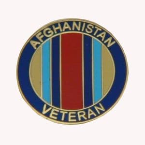 Afghanistan British Armed Forces  Veteran Military Lapel Badge