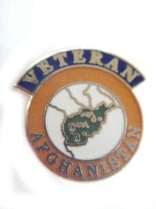 Afghanistan British Armed Forces Veteran Military Lapel Badge