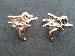 Airborne Pegasus Parachute Military Cufflinks