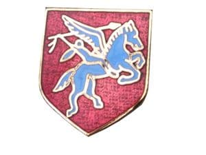 Airborne Pegasus Regimental Military Lapel Shield Badge