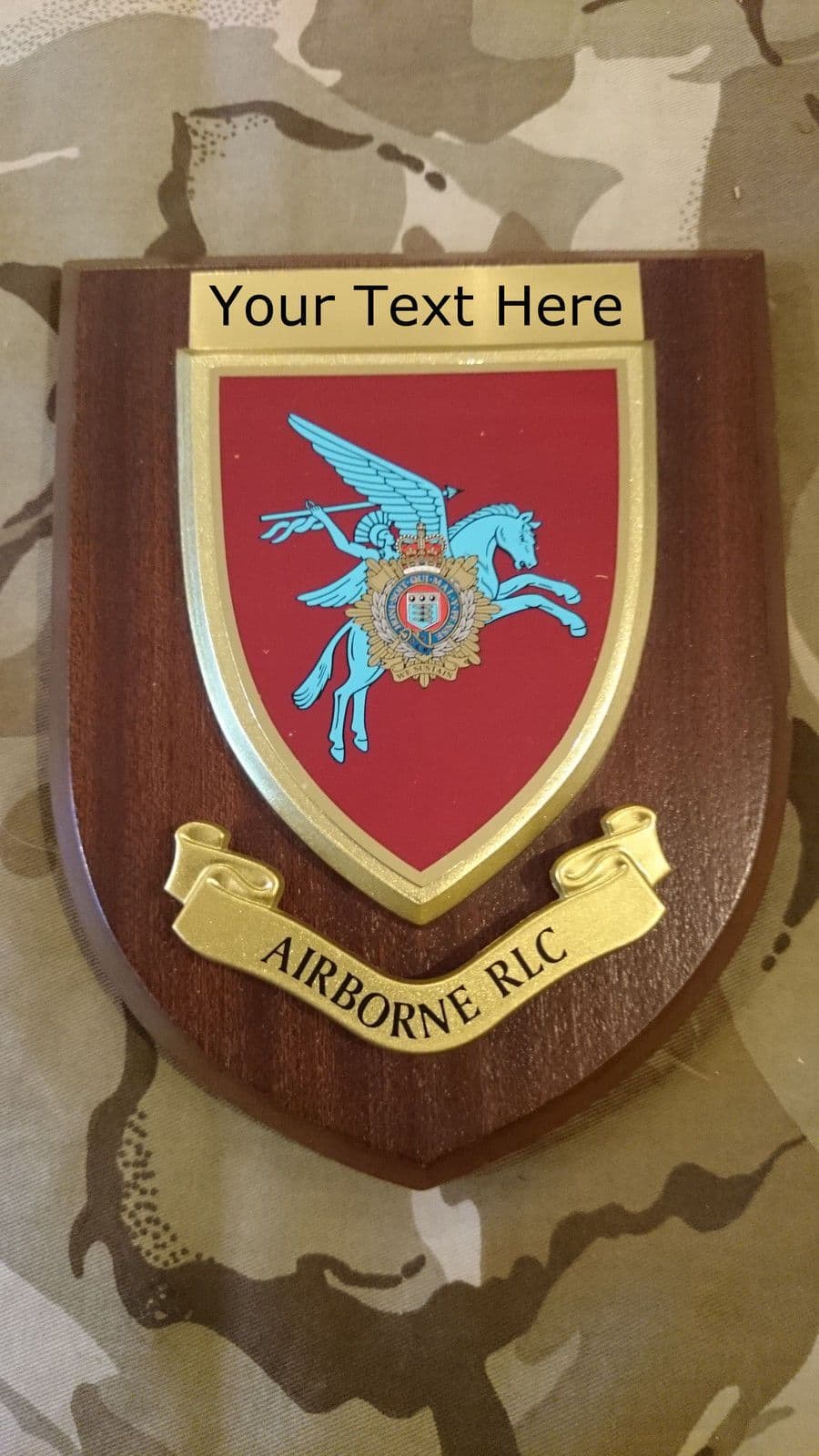 Airborne RLC Royal Logistic Corps Personalised Military Wall Plaque