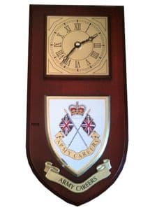 Army Careers Regimental Wall Plaque Clock