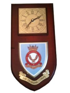 ATC Air Training Corps Regimental Wall Plaque Clock