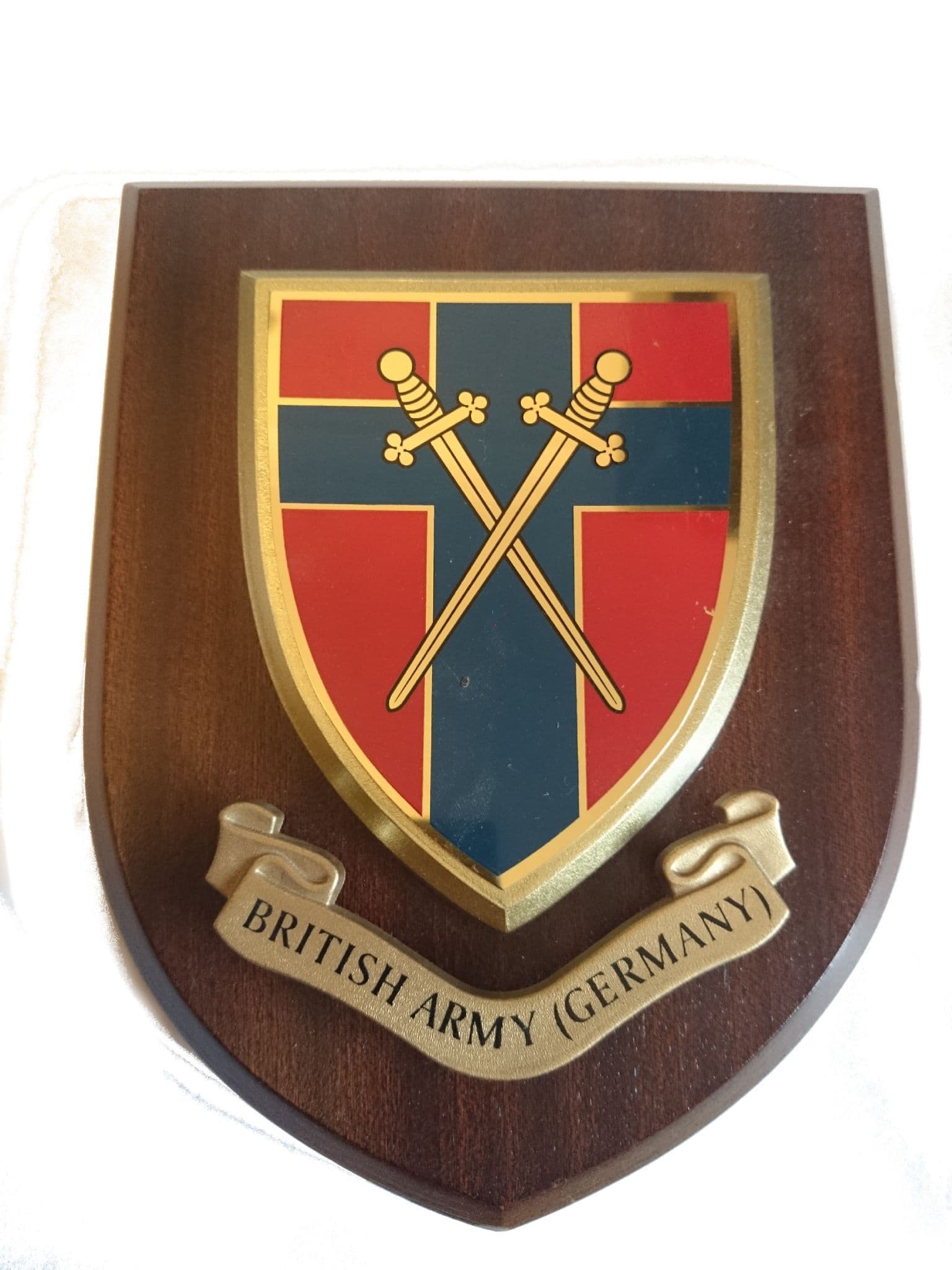 British Army of the Rhine Germany Military Wall Plaque