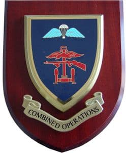 Combined Operations Military Wall Plaque Mess Shield