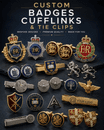 Custom Badges, Cufflinks & Tie Clips