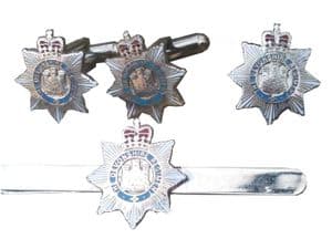 Devonshire Regiment Military Gift Set, Cufflinks, Tie Clip, Lapel Badge