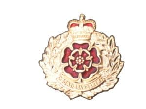 Duke Of Lancaster Regimental Military Lapel Badge