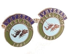 Falklands British Armed Forces Veteran 1982 Military Cufflinks