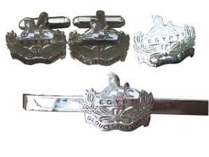 Gloucestershire  Regiment Cufflinks Lapel Badge and Tie Clip Military Set