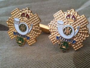 Highland Light Infantry Regimental Military Cufflinks
