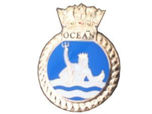 HMS Ocean Regimental Military Lapel Badge