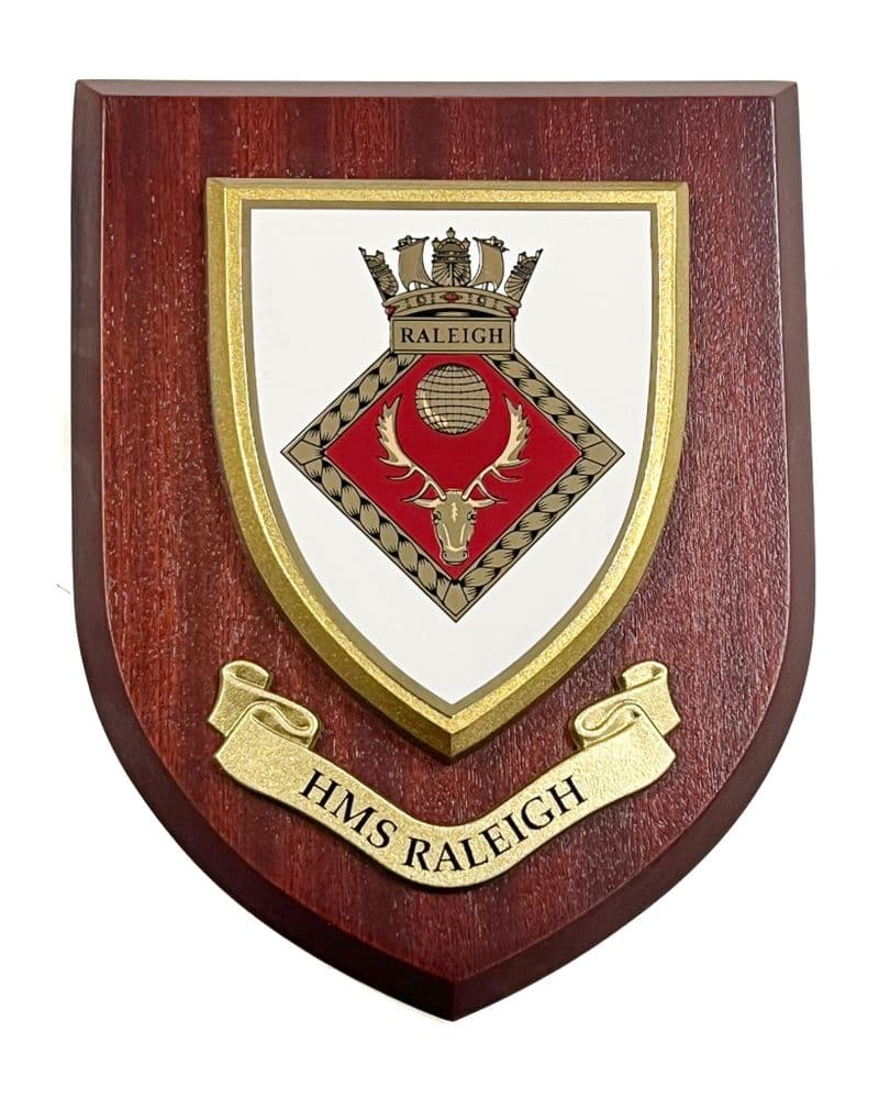 HMS Raleigh Royal Navy Wall Plaque