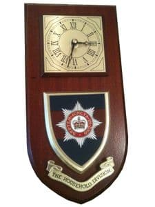 Household Division Regimental Wall Plaque Clock
