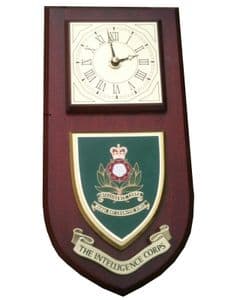 Intelligence Corps Regimental Wall Clock Plaque