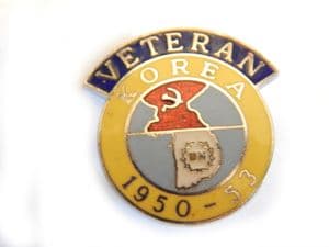 Korea British Armed Forces Veteran War Regimental Military Lapel Badge