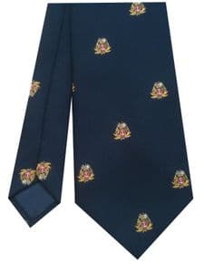 Merchant Navy Capbadge Motif Regimental Tie