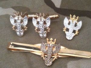 Mercian RegimentCufflink, Lapel and Tie Clip Set