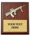Military Award Pewter SA80 Personalised Plaque V1