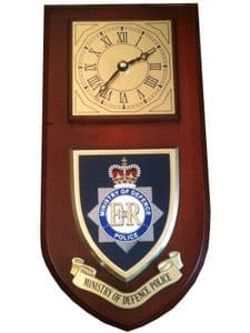 MOD Ministry of Defence Police Wall Plaque Clock