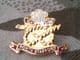 North Stafford Regimental Cufflink, Lapel and Tie Clip Set