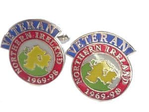 Northern Ireland British Armed Forces Veteran Military Cufflinks V2