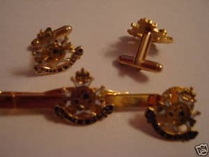 Nots and Derby  Regimental Cufflink, Lapel and Tie Clip Set