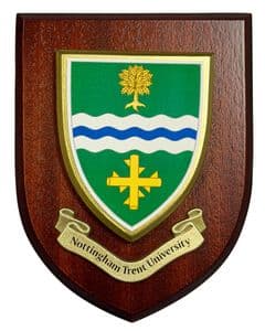 Nottingham Trent University Wall Plaque Shield