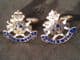 Notts and Derby Regimental Cufflink, Lapel and Tie Clip Set