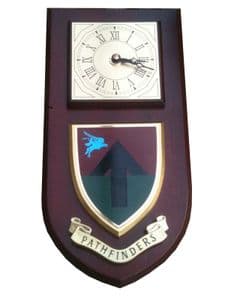 Parachute Pathfinders Regiment Wall Plaque Clock Old Style