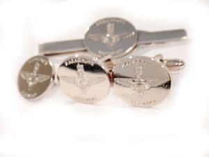 Parachute Regiment Cufflinks Tie Clip/ Lapel Gift Set Engraved