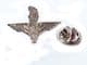 Parachute Regiment Lapel Badge, Cufflinks and Tie Clip Gift Set Silvered