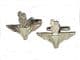 Parachute Regiment Lapel Badge, Cufflinks and Tie Clip Gift Set Silvered