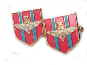Parachute Regiment Shield Military Cufflinks