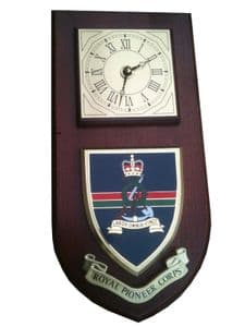 Pioneer Corps Military Wall Plaque Clock