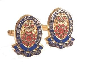 QLR Queen Lancashire Regiment Military Cufflinks