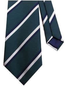 Queens Own Highlanders Regimental Military Striped Tie