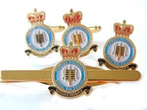 RAF Fighter Command Gift Set, Cufflinks, Tie Clip, Lapel Badge