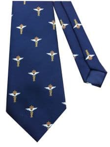 RAF Medical Royal Air Force Cap Badge Motif Regimental Military Tie