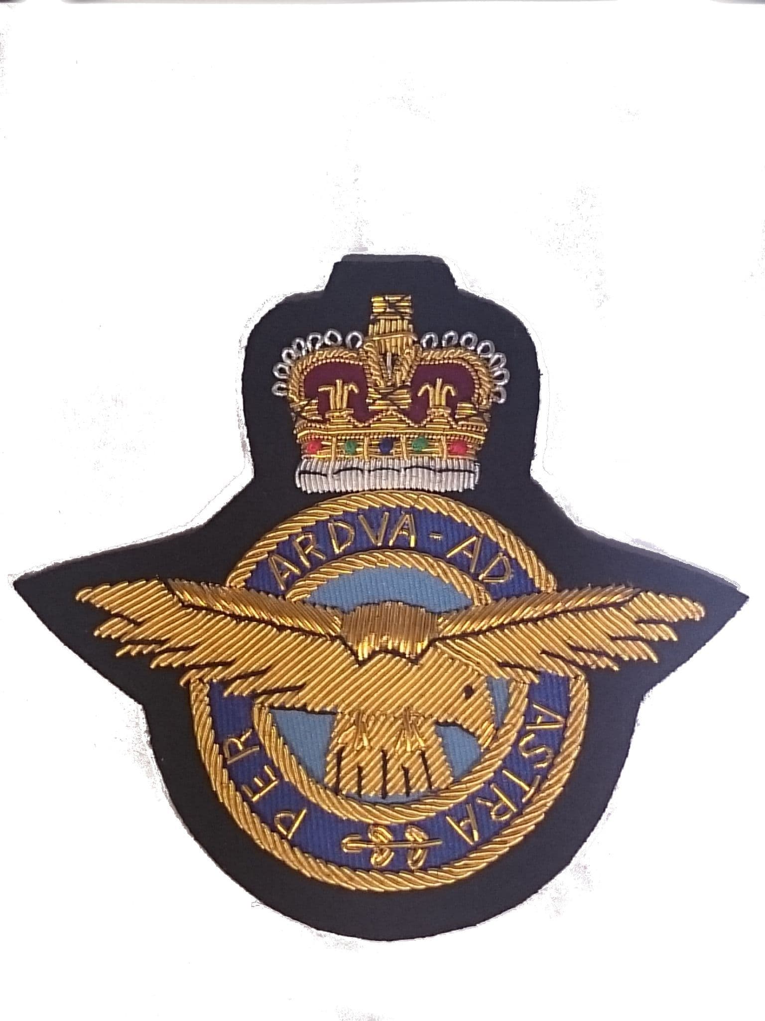 RAF Regiment Bullion Wire Blazer Badge, One Size
