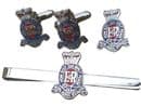 RHA Royal Horse Artillery Gift Set Cufflinks, Tie Clip, Lapel Badge