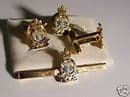Royal Army Ordnance Corps Gift Set, Cufflinks, Tie Clip, Lapel Badge
