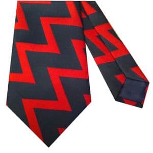 Royal Artillery Zig Zag Regimental Military Tie