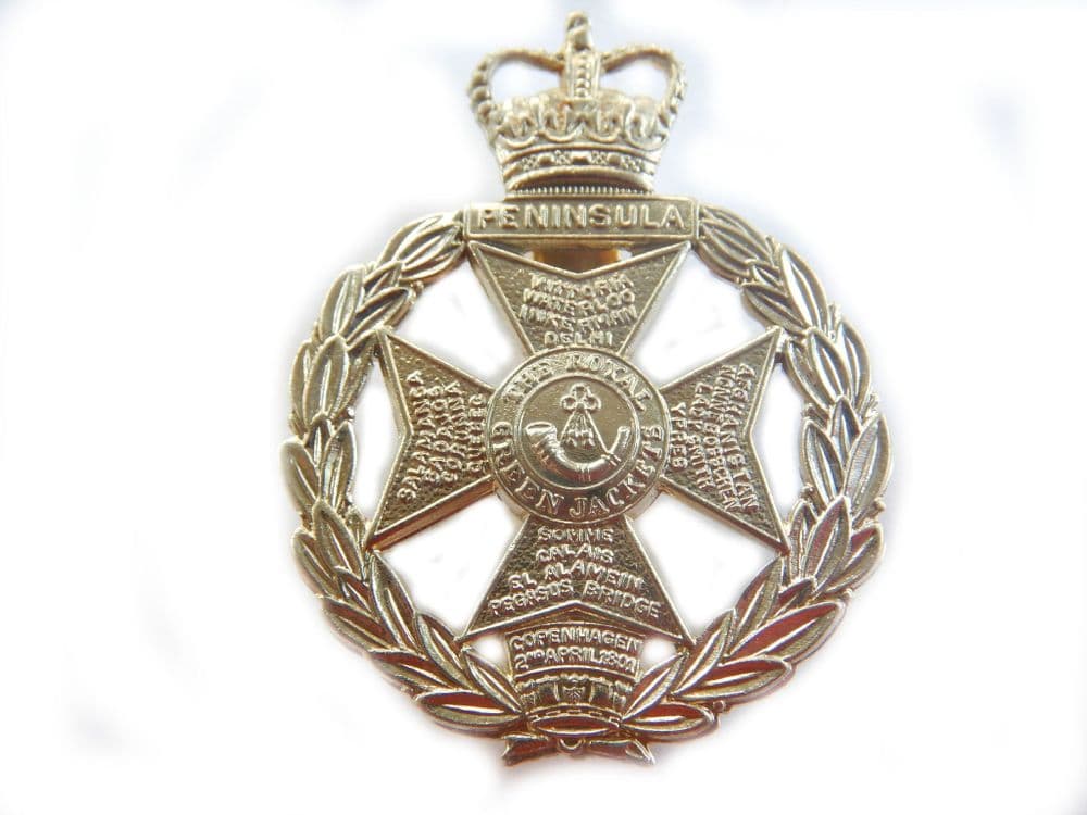 Royal Green Jackets RGJ Cap Badge Royal Green Jackets RGJ Cap Badge
