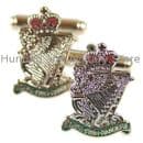 Royal Irish Rangers Regimetal Military Cufflinks