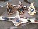 Royal Marines Gift Set, Cufflinks, Tie Clip, Lapel Badge