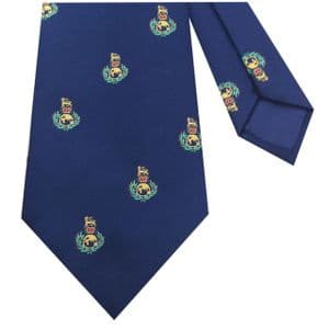 Royal Marines Regimental Military Tie Cap Badge Motif