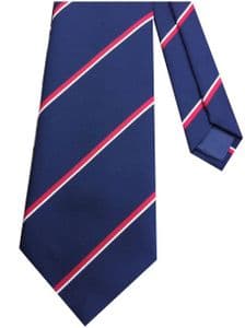 Royal Navy Regimental Military Stripe Tie