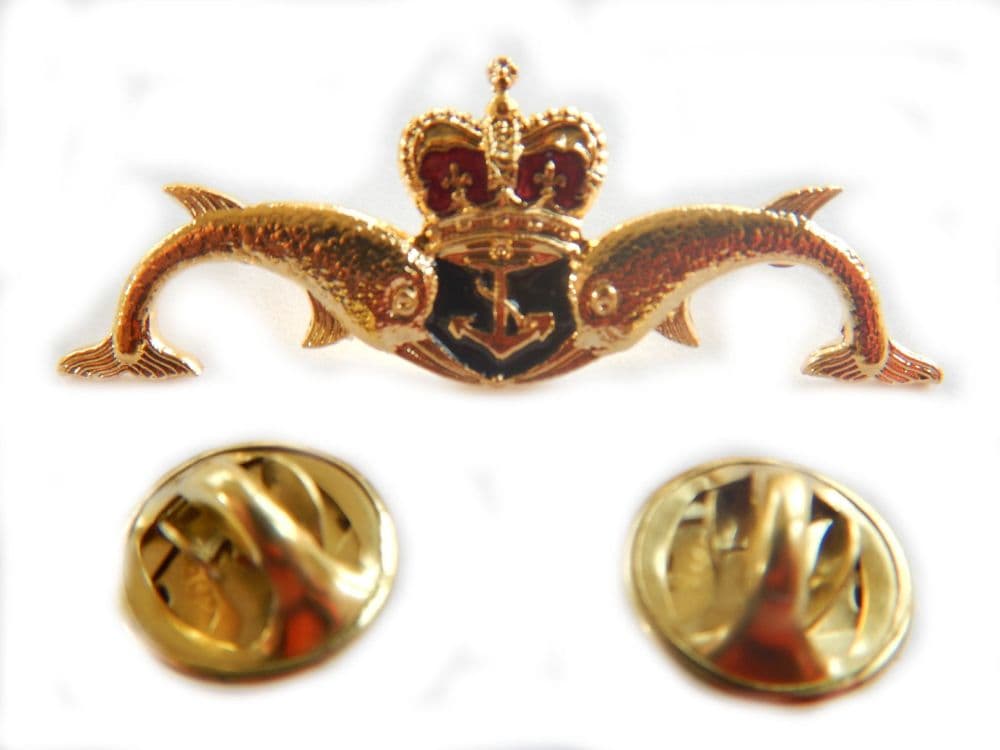 Royal Navy Submariners Military Lapel Badge Large