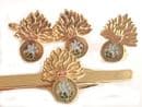Royal Regiment of Fusiliers Cufflink, Lapel and Tie Clip Set